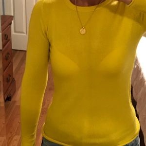 Jcrew sweater size small bright yellow